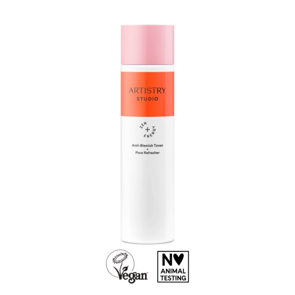 Artistry Studio (Sữa rửa mặt tẩy tế bào chết · Nước cân bằng da mụn · Kem dưỡng ẩm)