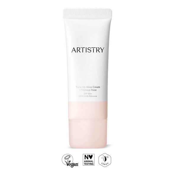 Kem lót chống nắng nâng tông Artistry Tone-Up Glow Cream + Makeup Base SPF 50+ PA++++